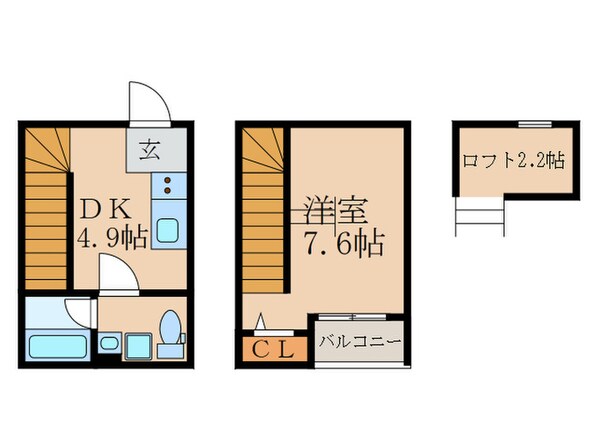 アコード丹波橋の物件間取画像